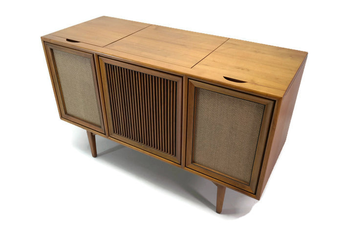**SOLD OUT**  MOTOROLA 3-Channel Mid Century Record Player Changer Stereo Console The Vintedge Co.