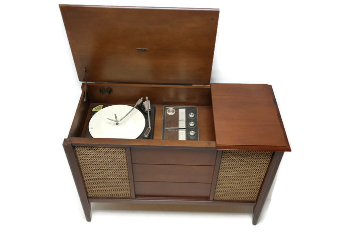 **SOLD OUT** 60's ZENITH Mid Century Record Player Changer Stereo Console The Vintedge Co.