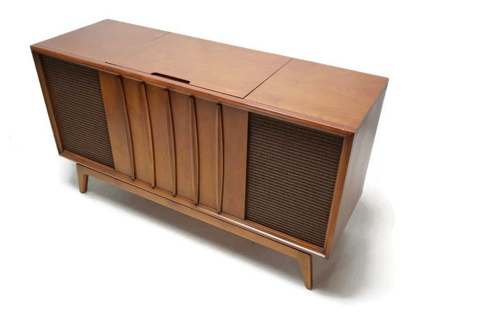 **SOLD OUT**  ADMIRAL Mid Century Record Player Changer Stereo Console AM FM  - Bluetooth The Vintedge Co.