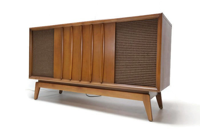 **SOLD OUT**  ADMIRAL Mid Century Record Player Changer Stereo Console AM FM  - Bluetooth The Vintedge Co.