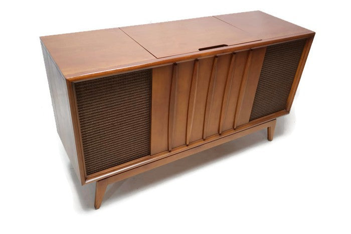 **SOLD OUT**  ADMIRAL Mid Century Record Player Changer Stereo Console AM FM  - Bluetooth The Vintedge Co.