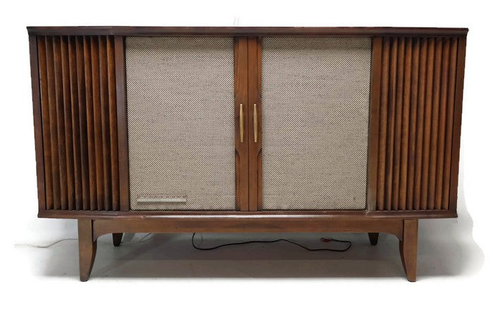 **SOLD OUT**  MOTOROLA 3-Channel Mid Century Record Player Changer Stereo Console The Vintedge Co.