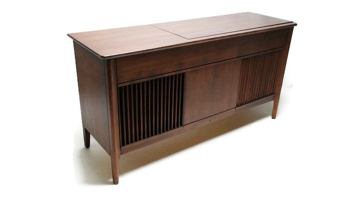 **SOLD OUT** PILOT Mid Century DELUXE Stereo Console Record Player Changer AM FM  - Bluetooth The Vintedge Co.