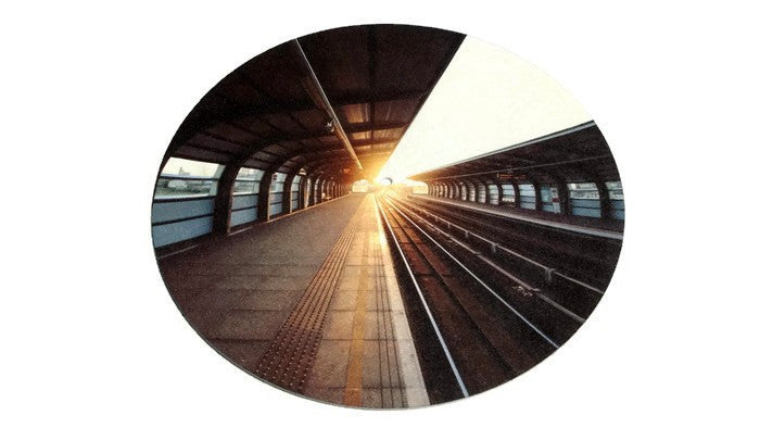 TURNTABLE SLIPMAT - At The Station - DJ - SLIP MAT - Records - Vinyl - Album - Mat The Vintedge Co.
