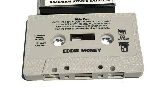 EDDIE MONEY - Vintage Cassette Tape - EDDIE MONEY The Vintedge Co.