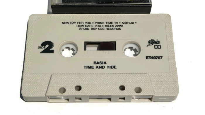 BASIA - Vintage Cassette Tape - TIME AND TIDE The Vintedge Co.