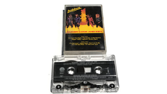 DOKKEN - Vintage Cassette Tape - UNDER LOCK AND KEY The Vintedge Co.
