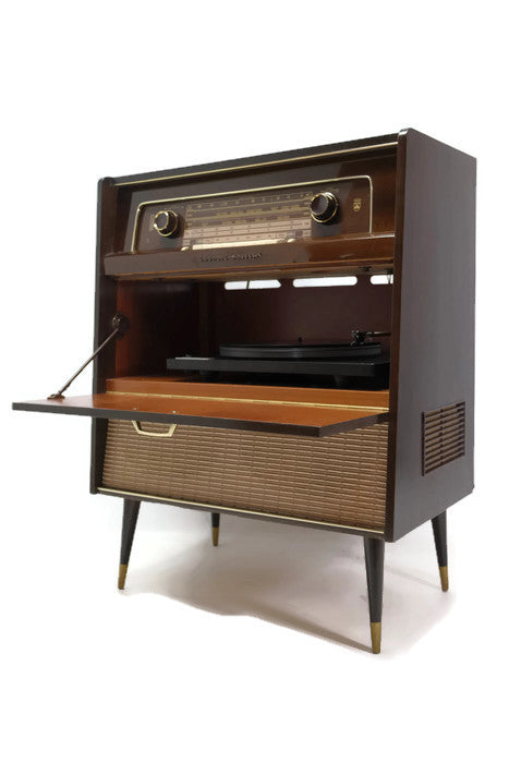 **SOLD OUT** GRUNDIG MAJESTIC Modern Turntable Record Player Stereo Console The Vintedge Co.