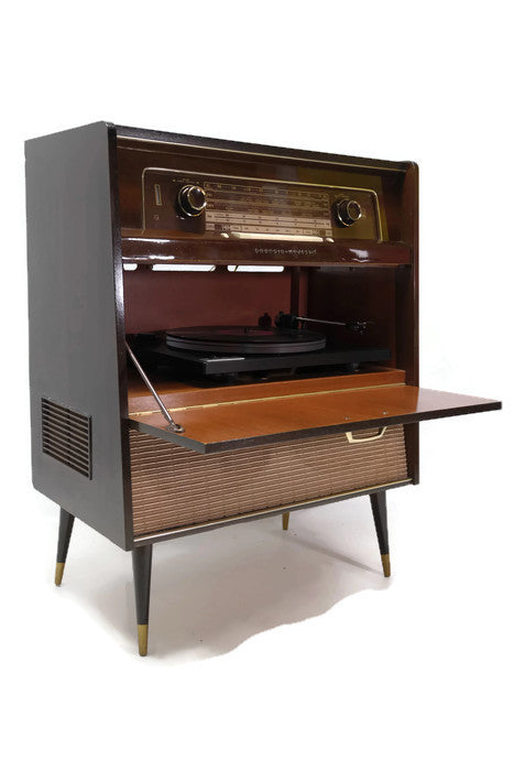 **SOLD OUT** GRUNDIG MAJESTIC Modern Turntable Record Player Stereo Console The Vintedge Co.