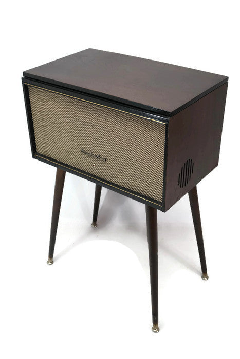 **SOLD OUT** DELMONICO NIVICO 50's Hi Fi Turntable Record Player Changer Console The Vintedge Co.