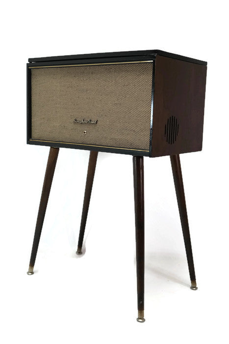 **SOLD OUT** DELMONICO NIVICO 50's Hi Fi Turntable Record Player Changer Console The Vintedge Co.