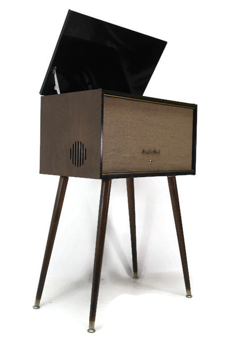 **SOLD OUT** DELMONICO NIVICO 50's Hi Fi Turntable Record Player Changer Console The Vintedge Co.