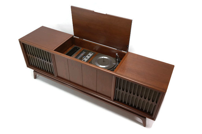 **SOLD OUT** MOTOROLA Mid Century Stereo Console Record Changer Player The Vintedge Co.