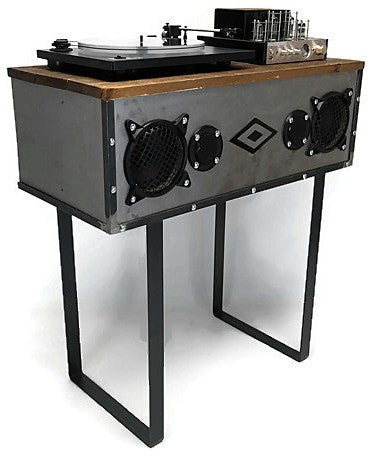 **SOLD OUT** Mini-PREMIER™ VintedgeCo™ INDUSTRIAL Turntable Record Player Console Speaker The Vintedge Co.