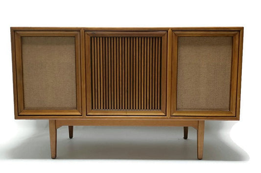 Vintage Motorola Stereo Console Record Changer - AM/FM Tuner - Bluetooth The Vintedge Co.