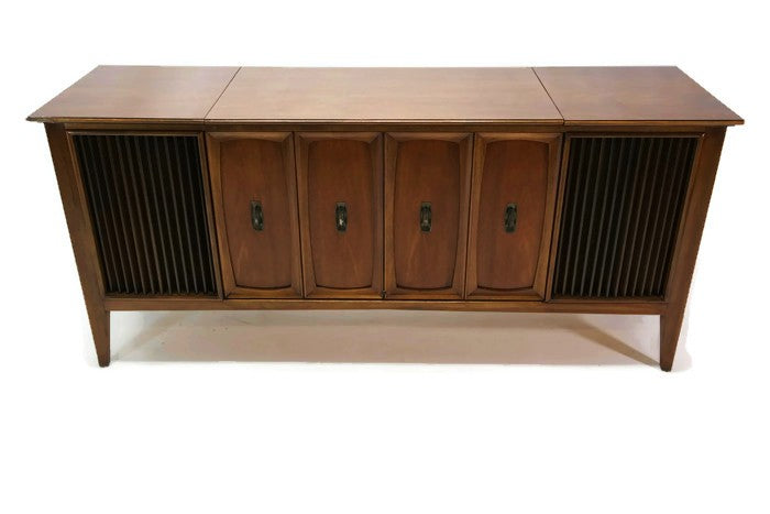 **SOLD OUT** ZENITH Mid Century Record Player Changer Stereo Console The Vintedge Co.