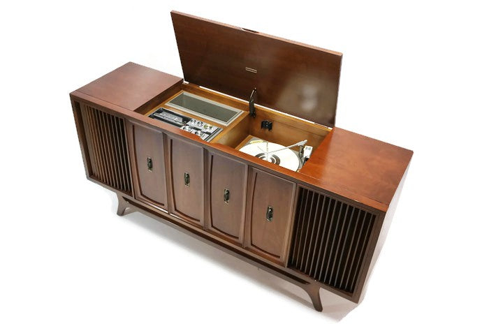 **SOLD OUT** ZENITH Mid Century Record Changer Player Stereo Console The Vintedge Co.