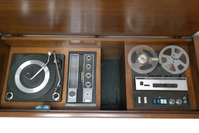 **SOLD OUT** MOTOROLA DELUXE Reel-2-Reel Stereo Console Record Changer Player The Vintedge Co.