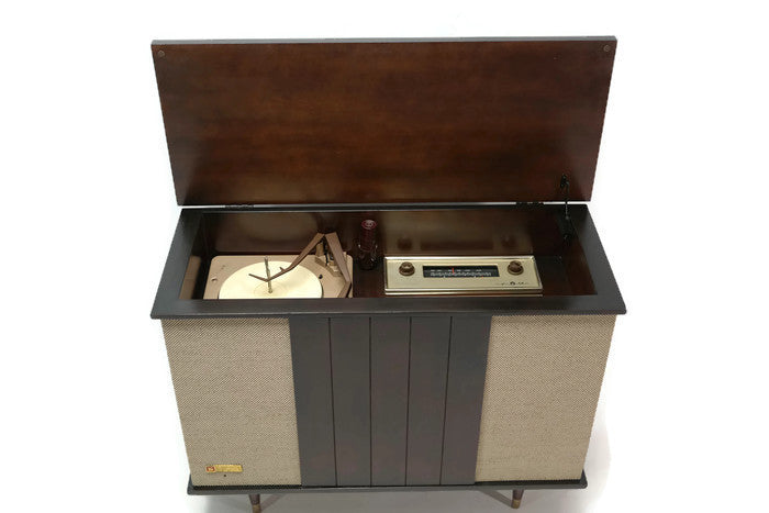 **SOLD OUT** VOICE OF MUSIC 60's Record Player Changer Stereo Console The Vintedge Co.