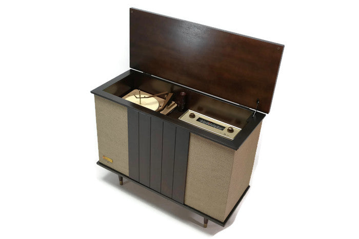 **SOLD OUT** VOICE OF MUSIC 60's Record Player Changer Stereo Console The Vintedge Co.