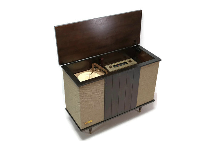 **SOLD OUT** VOICE OF MUSIC 60's Record Player Changer Stereo Console The Vintedge Co.