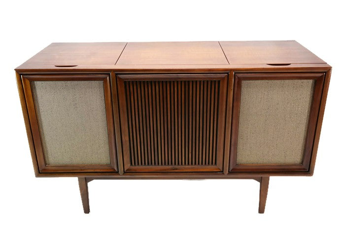 **SOLD OUT**  MOTOROLA 3-Channel Mid Century Record Player Changer Stereo Console The Vintedge Co.