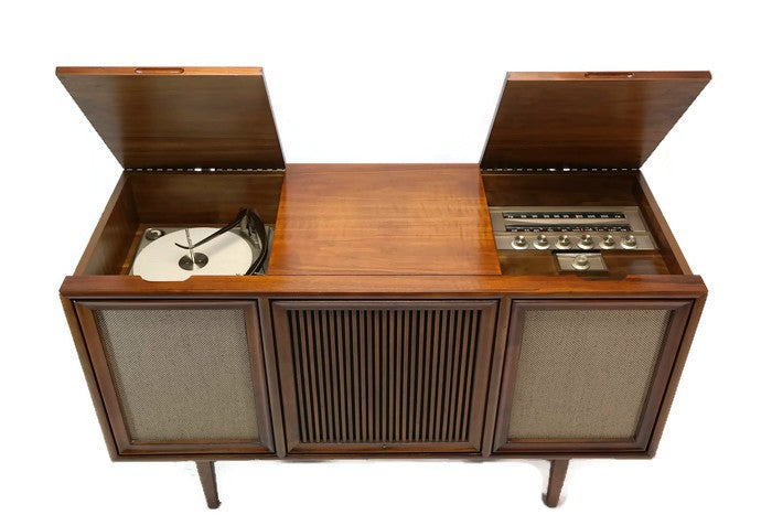 **SOLD OUT**  MOTOROLA 3-Channel Mid Century Record Player Changer Stereo Console The Vintedge Co.
