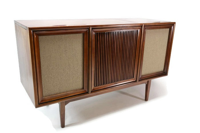 **SOLD OUT**  MOTOROLA 3-Channel Mid Century Record Player Changer Stereo Console The Vintedge Co.