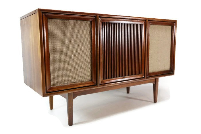 **SOLD OUT**  MOTOROLA 3-Channel Mid Century Record Player Changer Stereo Console The Vintedge Co.