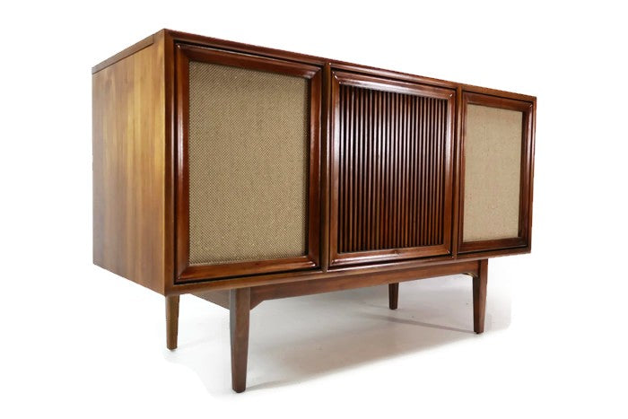 **SOLD OUT**  MOTOROLA 3-Channel Mid Century Record Player Changer Stereo Console The Vintedge Co.