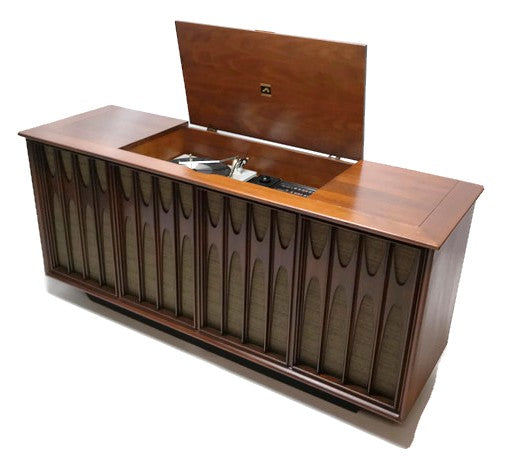 **SOLD OUT** RCA BRASILIA/COFFEY Mid Century Record Player Changer AM|FM Stereo Console - Bluetooth The Vintedge Co.