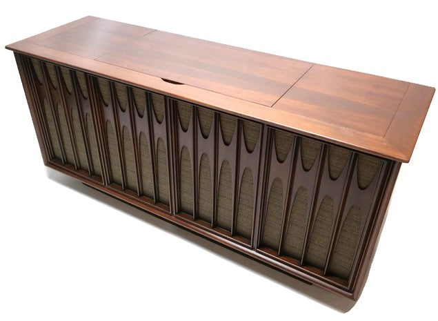 **SOLD OUT** RCA BRASILIA/COFFEY Mid Century Record Player Changer AM|FM Stereo Console - Bluetooth The Vintedge Co.