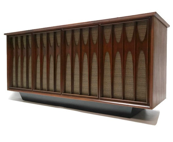 **SOLD OUT** RCA BRASILIA/COFFEY Mid Century Record Player Changer AM|FM Stereo Console - Bluetooth The Vintedge Co.
