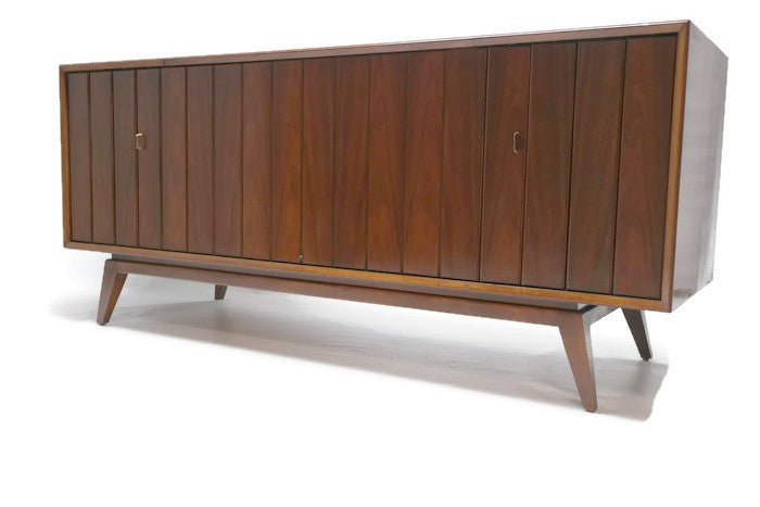**SOLD OUT**  ZENITH DELUXE Louver Door Record Player Changer Stereo Console AM FM Bluetooth The Vintedge Co.