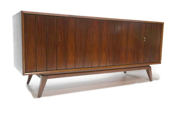**SOLD OUT**  ZENITH DELUXE Louver Door Record Player Changer Stereo Console AM FM Bluetooth The Vintedge Co.