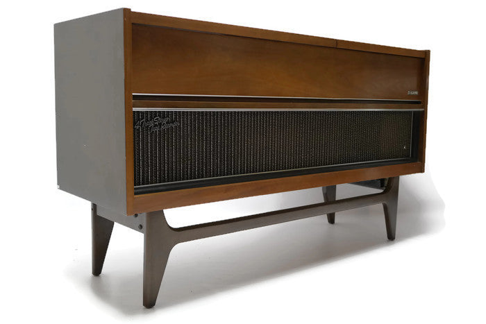 Nivico Delmonico Midsize Stereo Console Vintage Record Player with Changer - AM/FM Tuner - Bluetooth The Vintedge Co.