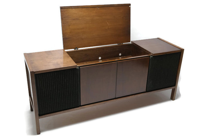 **SOLD OUT** VintedgeCo™ - TURNTABLE READY SERIES™ - Philco Console Cabinet & Speakers - UPGRADE Components AVAILABLE The Vintedge Co.