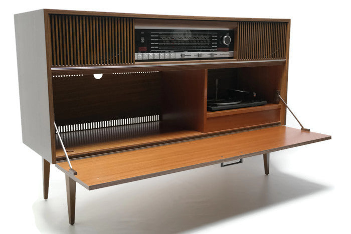 **SOLD OUT** GRUNDIG European Mid Century Record Changer Player Stereo Console The Vintedge Co.
