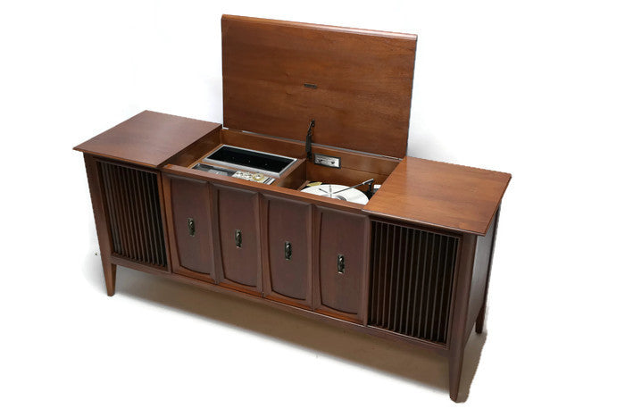 **SOLD OUT** ZENITH Mid Century Record Changer Player Stereo Console The Vintedge Co.