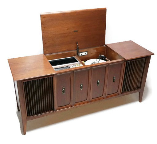 **SOLD OUT** ZENITH Mid Century Record Changer Player Stereo Console The Vintedge Co.