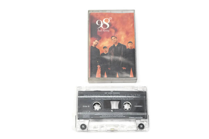 98 DEGREES - Vintage Cassette Tape - 98 DEGREES AND RISING The Vintedge Co.