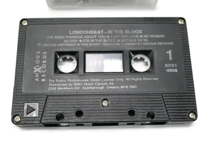 LONDONBEAT - Vintage Cassette Tape - IN THE BLOOD The Vintedge Co.
