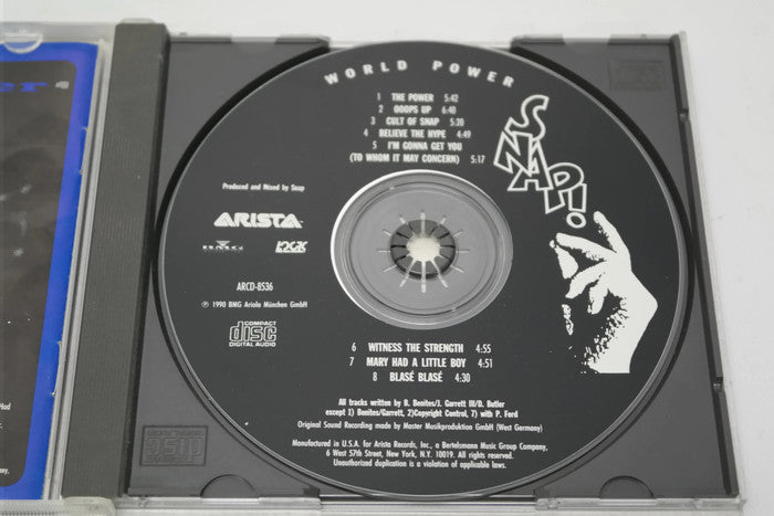 SNAP - Compact Disc CD - WORLD POWER The Vintedge Co.