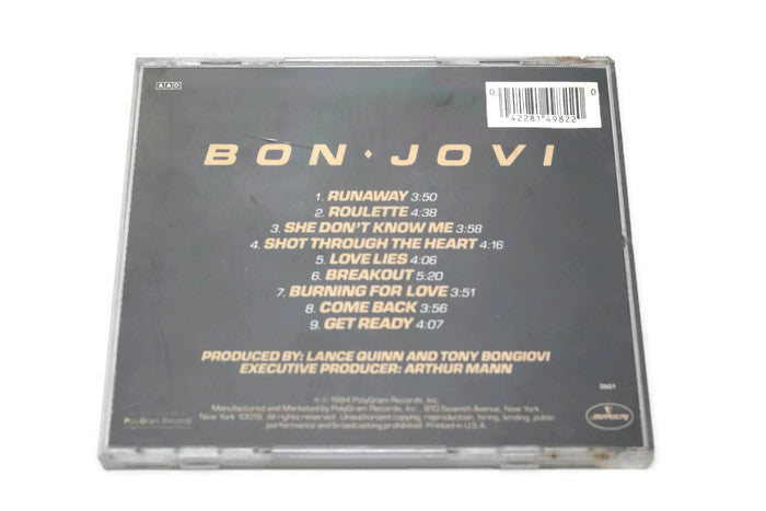 BON JOVI - Compact Disc CD - BON JOVI The Vintedge Co.