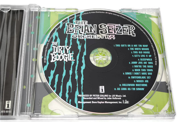 THE BRIAN SETZER ORCHESTRA - Compact Disc CD - THE DIRTY BOOGIE The Vintedge Co.