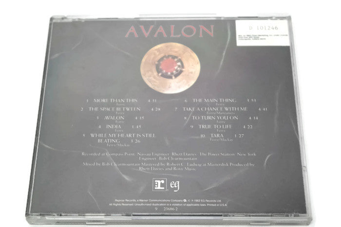 ROXY MUSIC - Compact Disc CD - AVALON The Vintedge Co.
