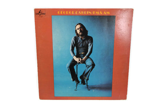 GEORGE CARLIN - Vintage Record Vinyl Album - FM AND AM The Vintedge Co.