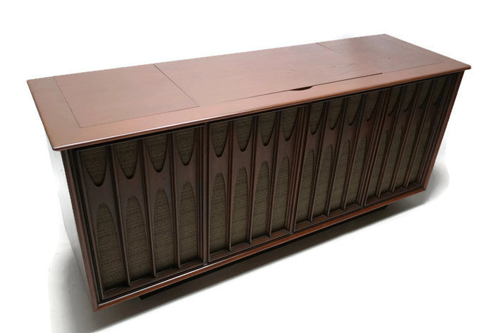 **SOLD OUT** RCA BRASILIA/COFFEY Mid Century Record Player Changer AM|FM Stereo Console - Bluetooth The Vintedge Co.