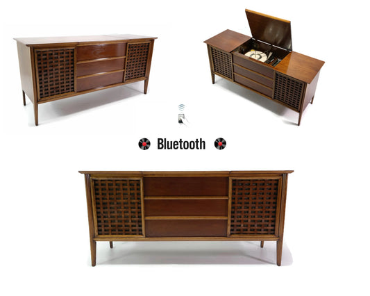 The Vintedge Co™ - ADMIRAL Mid Century Record Player Changer Stereo Console