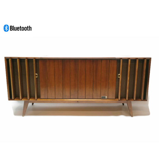 The Vintedge Co™ - 60s ZENITH DELUXE Louver Door HYBRID Record Player Changer Stereo Console